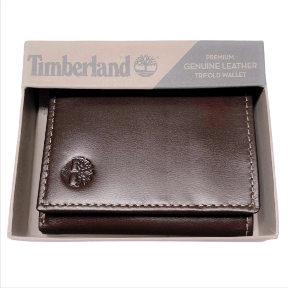 Timberland Trifold Leather Wallet - NWT
